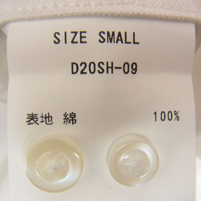 ダン D20SH-09 Convinience Shirt コンビニエンス 長袖 シャツ ホワイト系 S【中古】