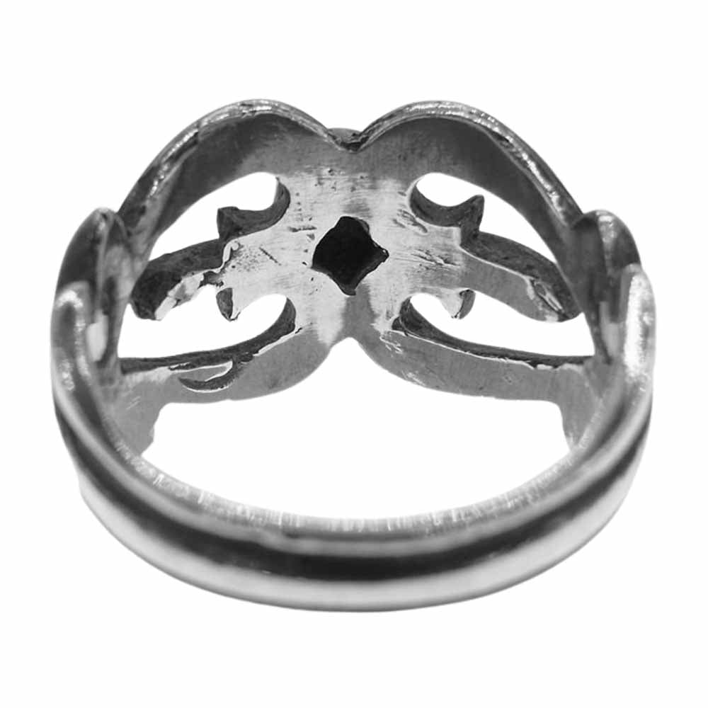 ニズムターコイズ グリーンストーン リング シルバー系 グリーン系【中古】