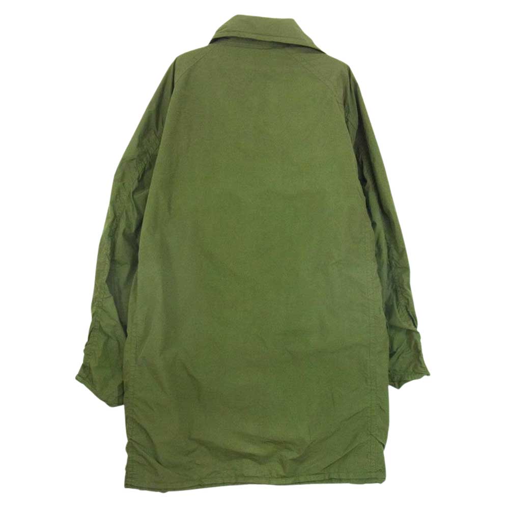 COMOLI コモリ 15S-04004 Garment Die Mackinaw Coat ナイロン マッキーノウ ショールカラー ダブル コート カーキ系 1【中古】