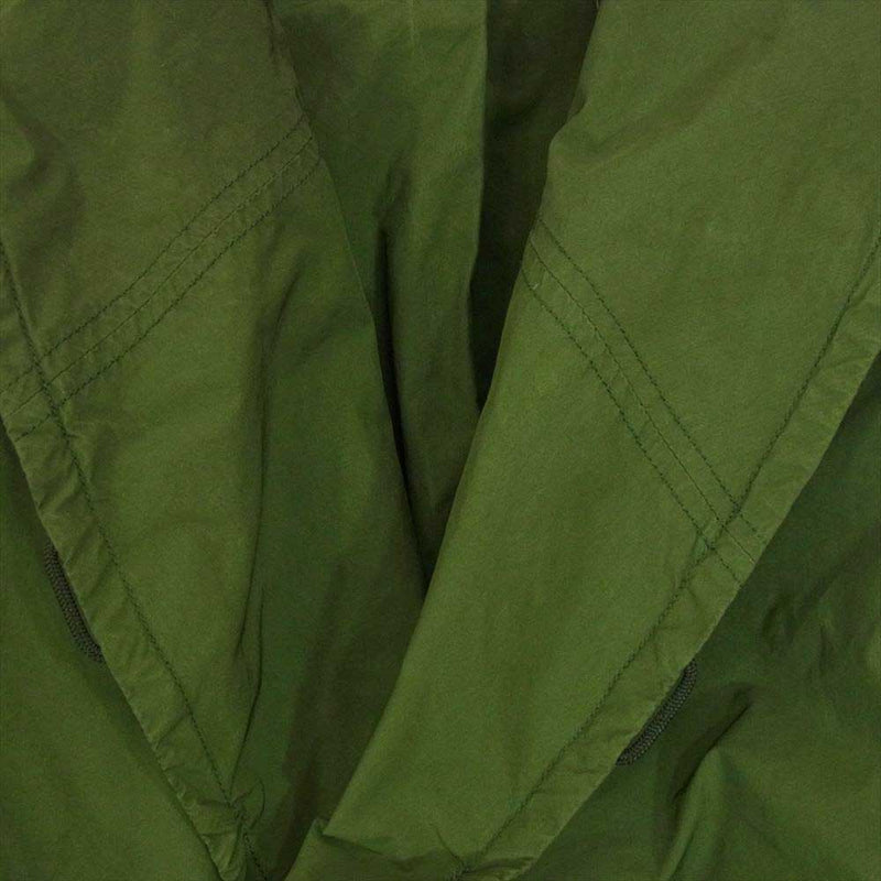 COMOLI コモリ 15S-04004 Garment Die Mackinaw Coat ナイロン マッキーノウ ショールカラー ダブル コート カーキ系 1【中古】