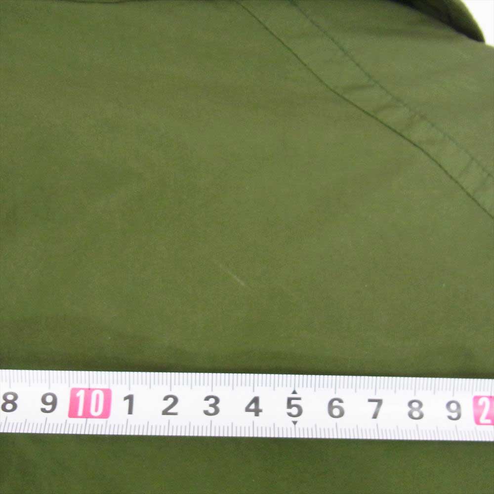 COMOLI コモリ 15S-04004 Garment Die Mackinaw Coat ナイロン マッキーノウ ショールカラー ダブル コート カーキ系 1【中古】