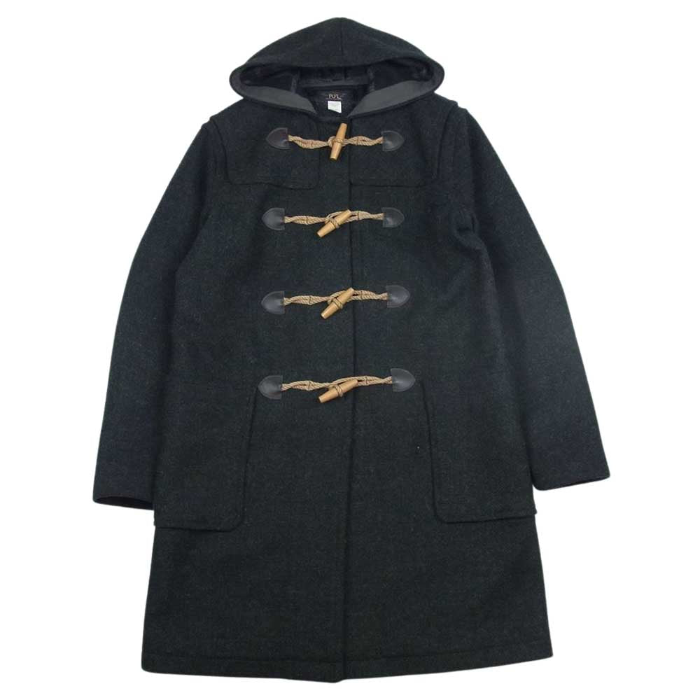 RRL ダブルアールエル 国内正規品 ダブルフェイスド ウール ダッフル コート グレー系 グリーン系 S【中古】