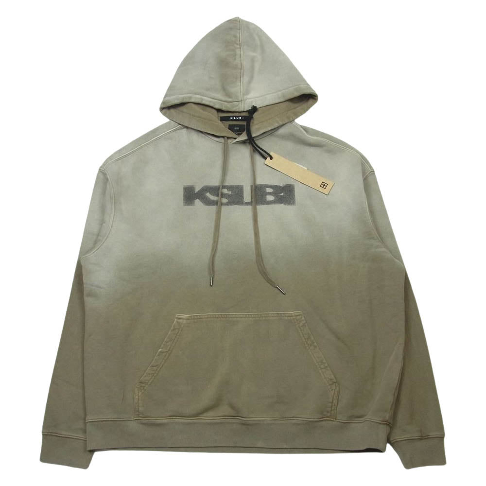 クスビ 5000007185 Sott Biggie Hoodie Clay スウェット パーカー フーディ グレイッシュブラウン系 XL【美品】【中古】