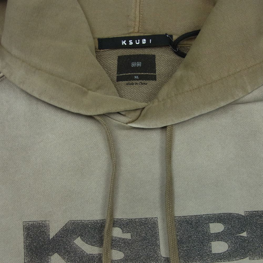 クスビ 5000007185 Sott Biggie Hoodie Clay スウェット パーカー フーディ グレイッシュブラウン系 XL【美品】【中古】