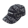 Supreme シュプリーム 22SS Terry Spellout Camp Cap キャップ 帽子 ブラック系【極上美品】【中古】
