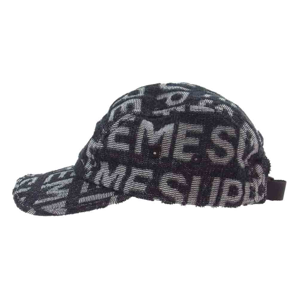 Supreme シュプリーム 22SS Terry Spellout Camp Cap キャップ 帽子 ブラック系【極上美品】【中古】