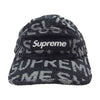 Supreme シュプリーム 22SS Terry Spellout Camp Cap キャップ 帽子 ブラック系【極上美品】【中古】