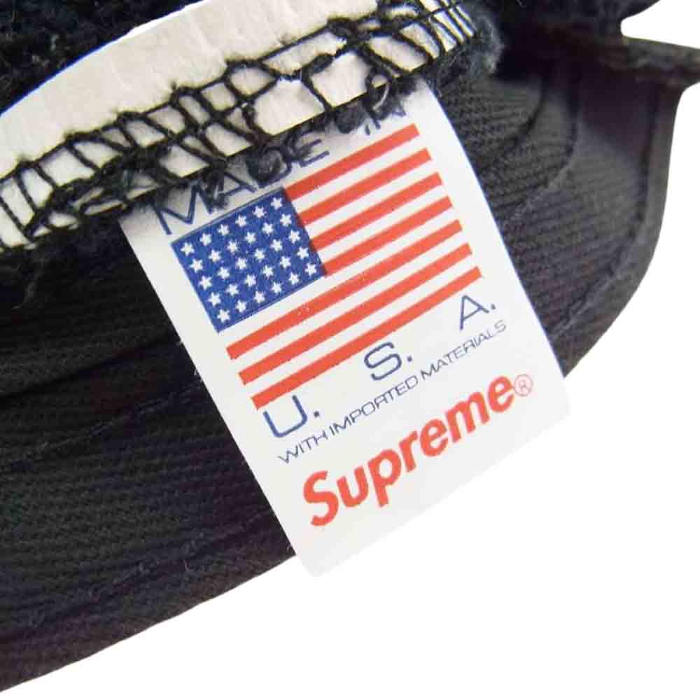 Supreme シュプリーム 22SS Terry Spellout Camp Cap キャップ 帽子 ブラック系【極上美品】【中古】