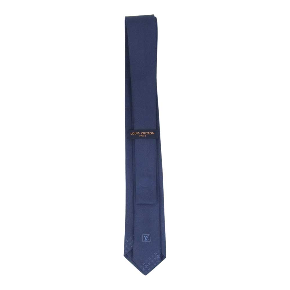 LOUIS VUITTON ルイ・ヴィトン M78765 モノグラム グラディエント クラヴァット マリーヌ ネクタイ ネイビー系【中古】
