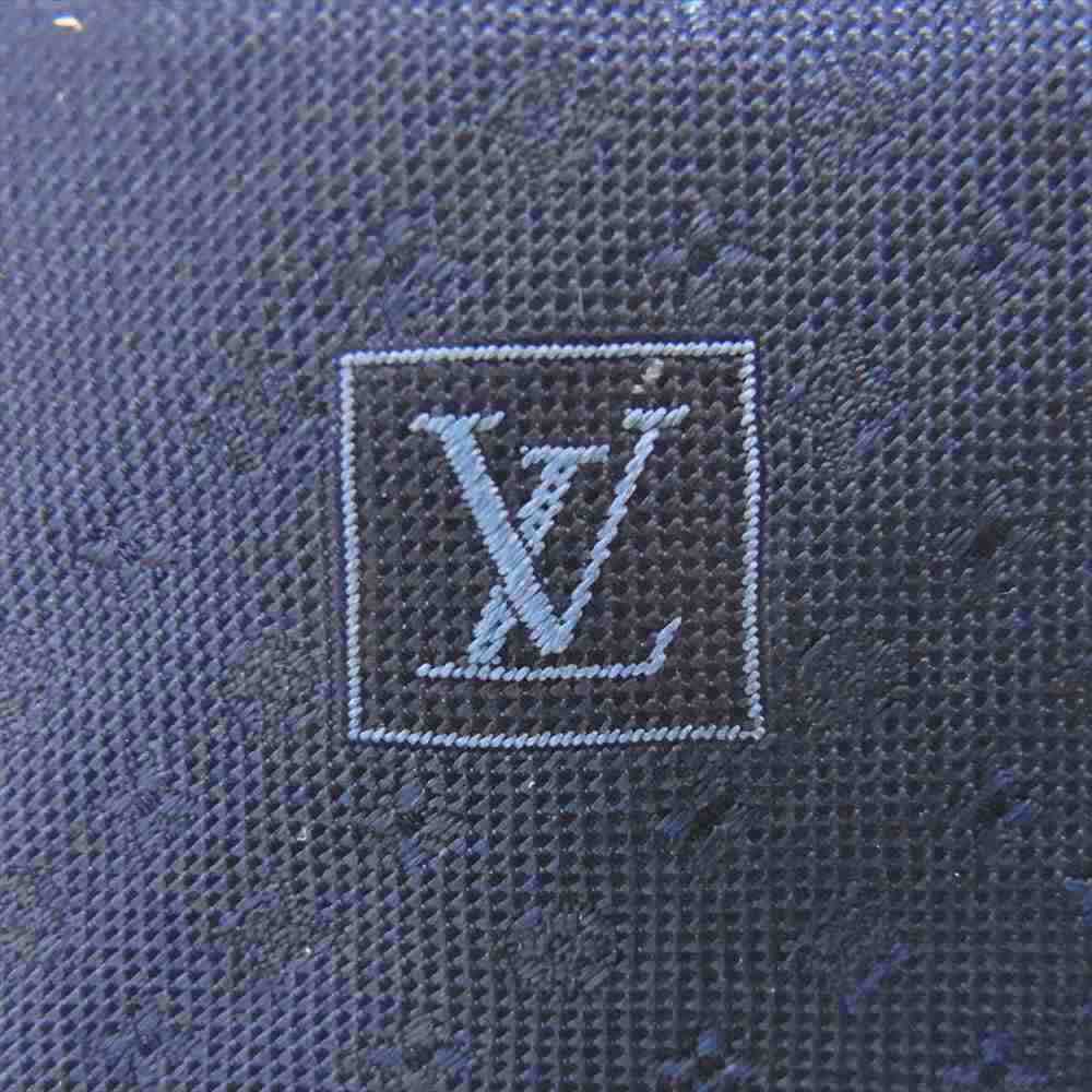 LOUIS VUITTON ルイ・ヴィトン M78765 モノグラム グラディエント クラヴァット マリーヌ ネクタイ ネイビー系【中古】