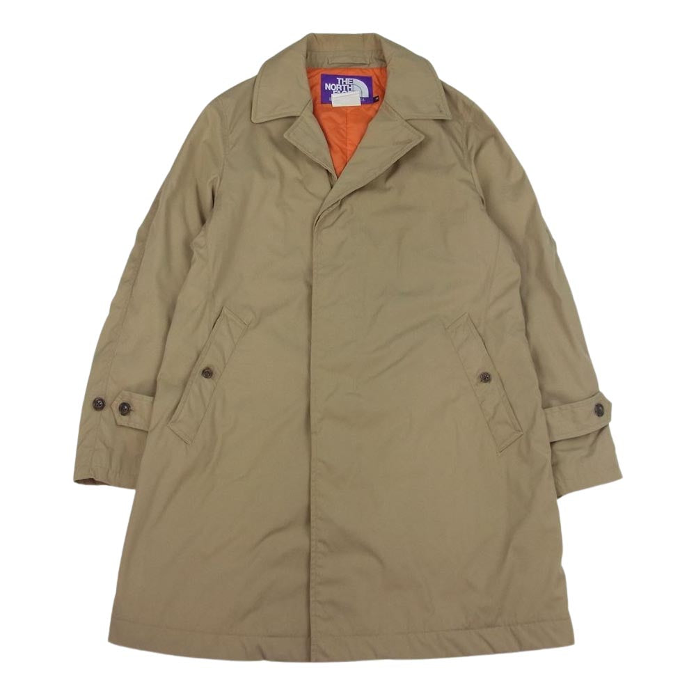 THE NORTH FACE ノースフェイス 18AW NY2468N PURPLE LABEL パープルレーベル プリマロフト 中綿 ステンカラーコート ベージュ系 S【中古】