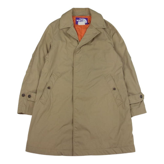 THE NORTH FACE ノースフェイス 18AW NY2468N PURPLE LABEL パープルレーベル プリマロフト 中綿 ステンカラーコート ベージュ系 S【中古】