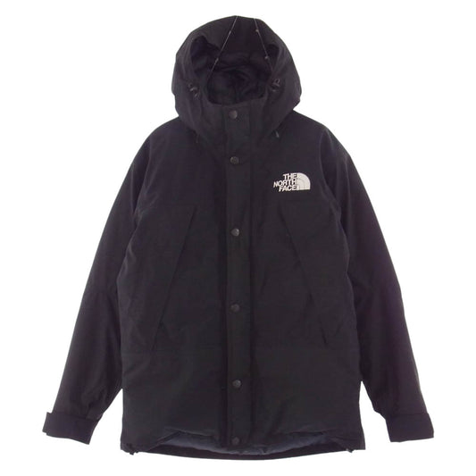 THE NORTH FACE ノースフェイス ND91737 MOUNTAIN DOWN JACKET GORE TEX マウンテン ダウンジャケット ゴアテックス ブラック系 S【中古】