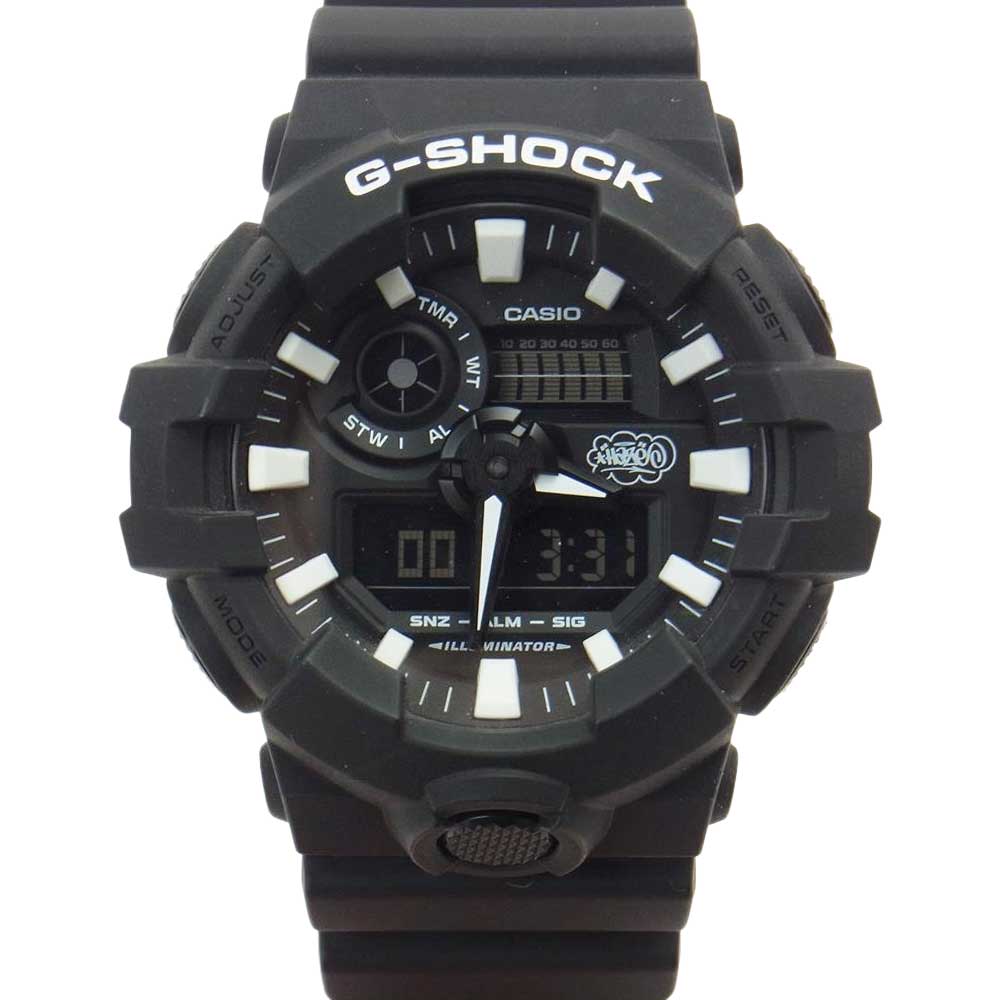 G-SHOCK ジーショック  GA-700EH-1AJR ×ERIC HAZE エリックヘイズ コラボ モデル 35周年 CASIO カシオ ブラック系 ホワイト系【美品】【中古】