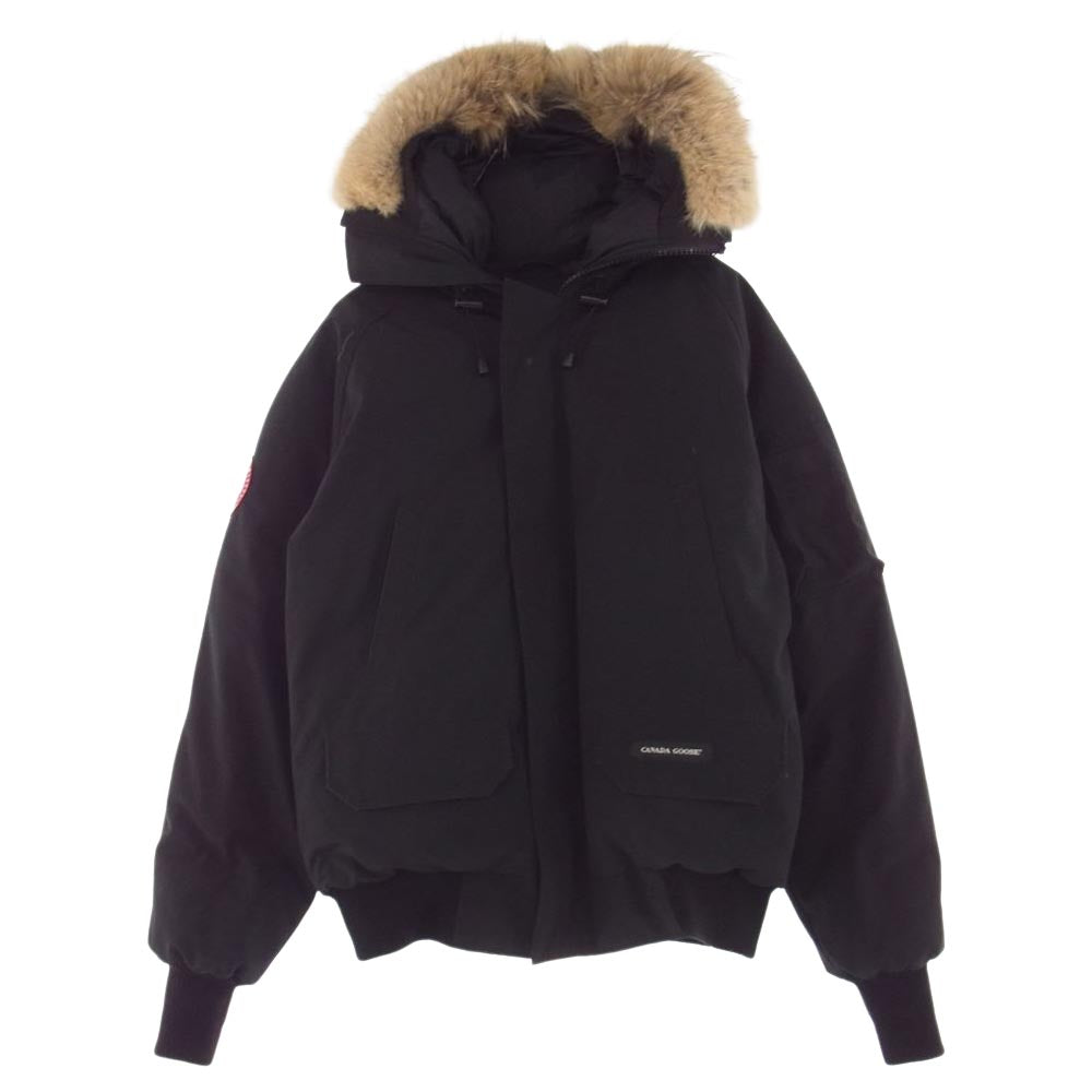 CANADA GOOSE カナダグース 7950M  海外並行品 CHILLIWACK BOMBER JACKET チリワック ボンバー ジャケット ダウンジャケット ブラック系 S【中古】