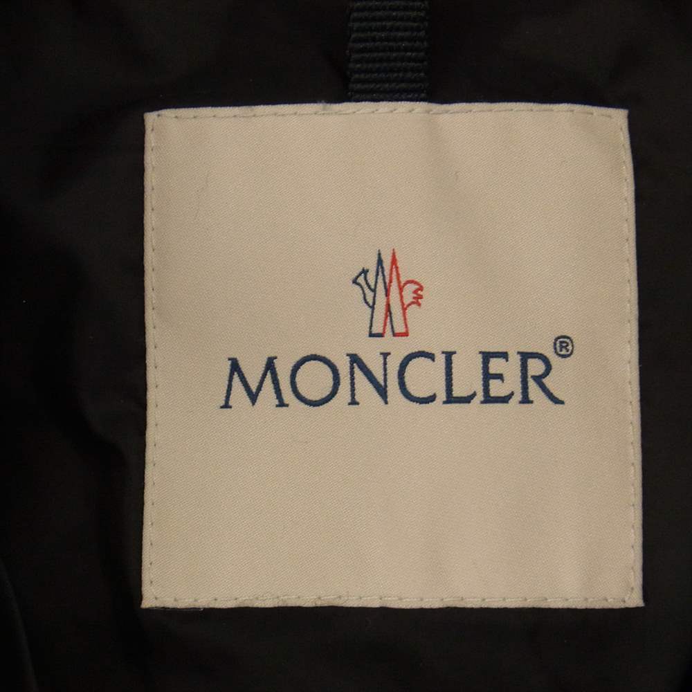 MONCLER モンクレール BLAIS ブレイス ウール 切替 ダウンジャケット ブラック系 4【中古】