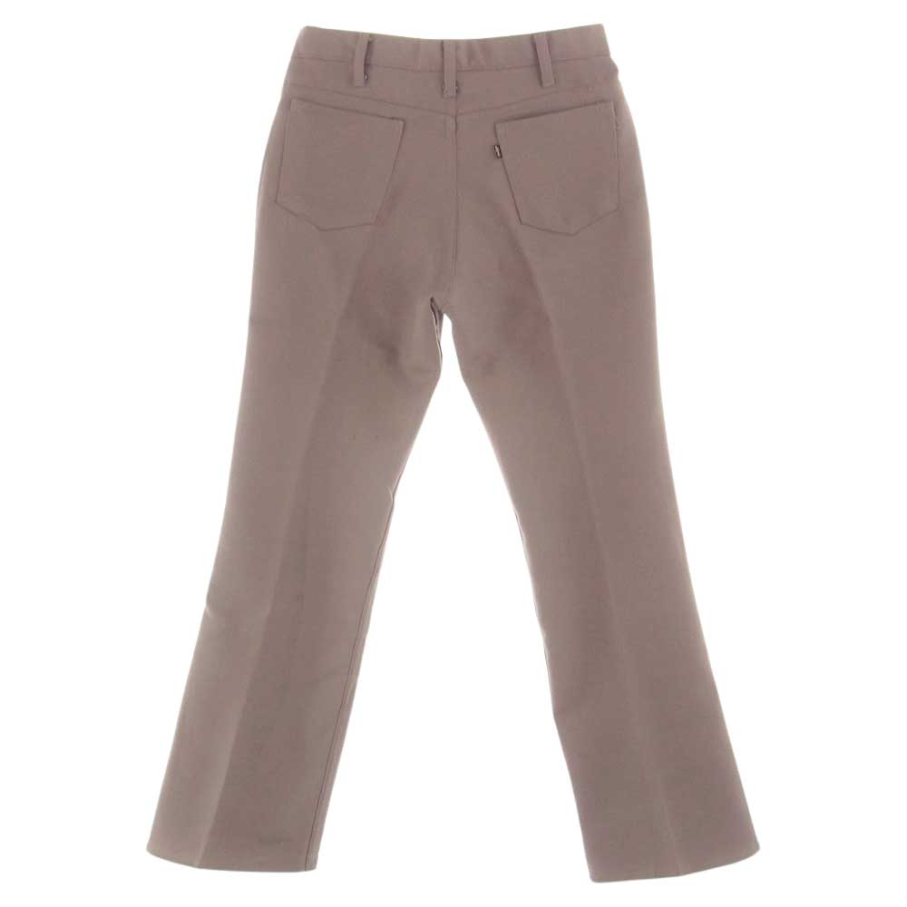Levi's リーバイス 87年製 80s STA-PREST スタプレ ブーツカット スラックス パンツ ブラウン系 W33 L32【中古】