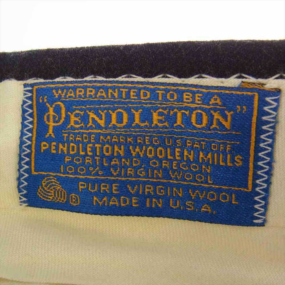 PENDLETON ペンドルトン ウール スラックス パンツ ブラック系 40【中古】