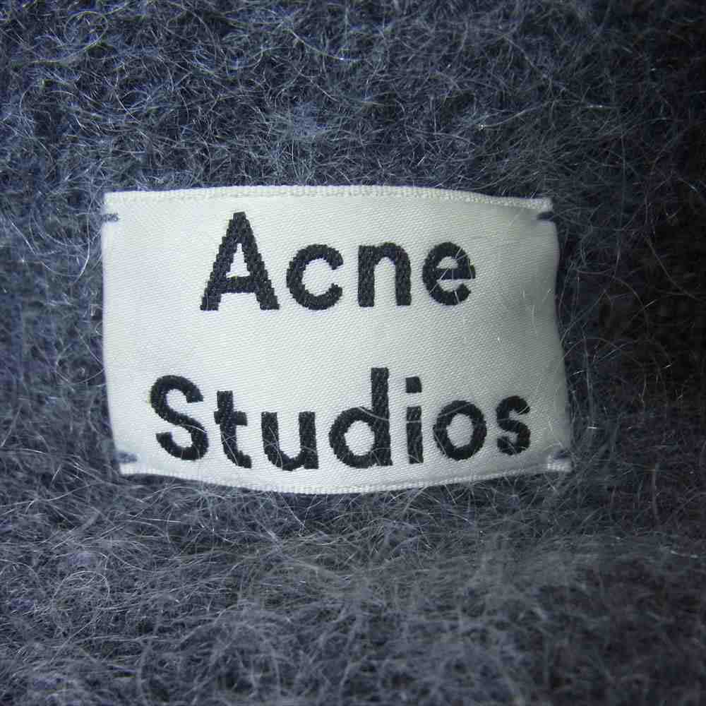 ACNE STUDIOS アクネストゥディオズ アルパカウール ボタンレス ニット カーディガン グレー系 XXS【中古】