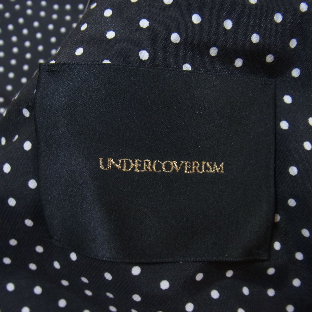 UNDERCOVER アンダーカバー M4102 UNDERCOVERISM アンダーカバイズム YOU TRIP ME UP バック刺繍 テーラード ジャケット ブラック系 3【中古】