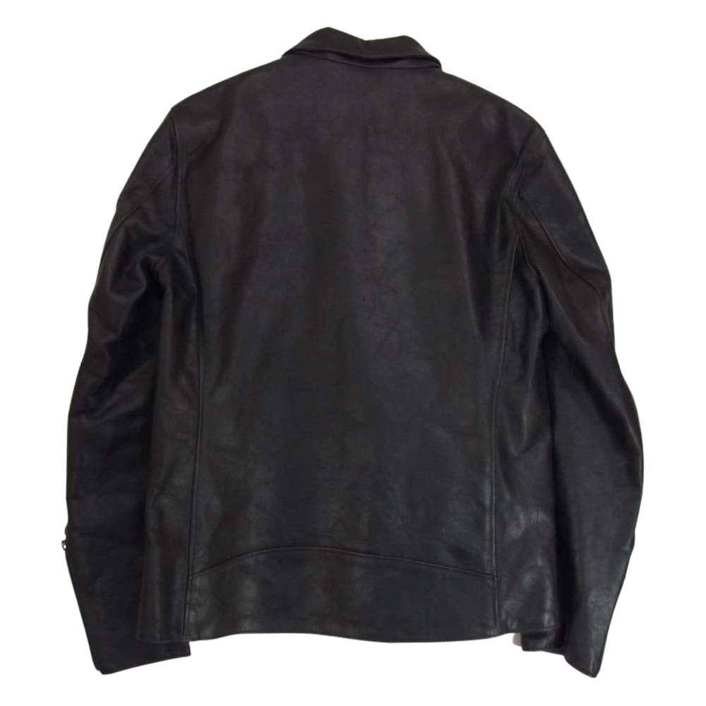 nonnative ノンネイティブ NN-2001J RIDER JACKET KIP LEATHER 牛革 レザー ダブル ライダース ジャケット ブラック系 1【極上美品】【中古】
