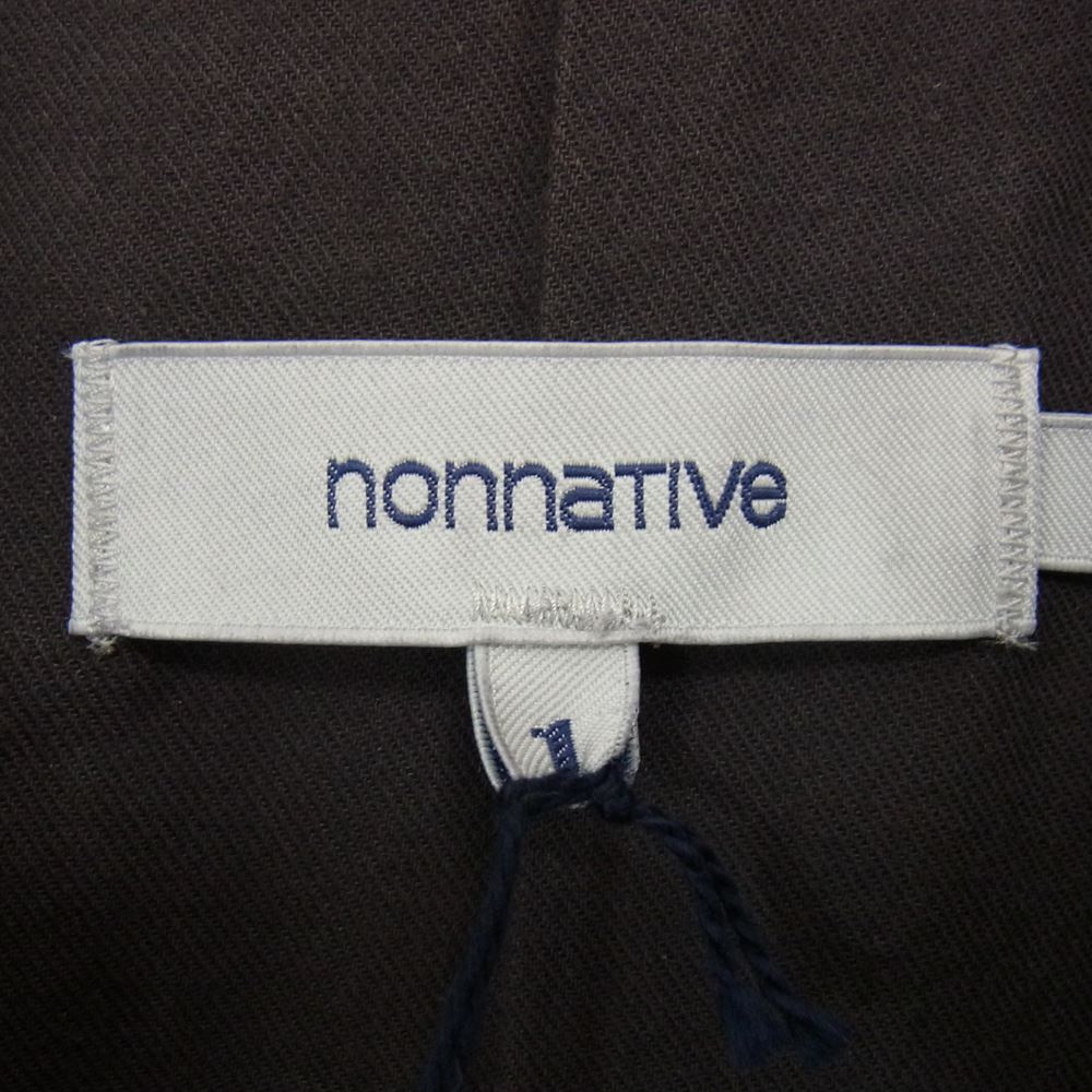 nonnative ノンネイティブ NN-2001J RIDER JACKET KIP LEATHER 牛革 レザー ダブル ライダース ジャケット ブラック系 1【極上美品】【中古】