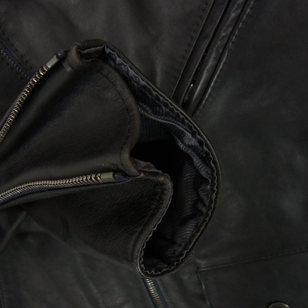 nonnative ノンネイティブ NN-2001J RIDER JACKET KIP LEATHER 牛革 レザー ダブル ライダース ジャケット ブラック系 1【極上美品】【中古】