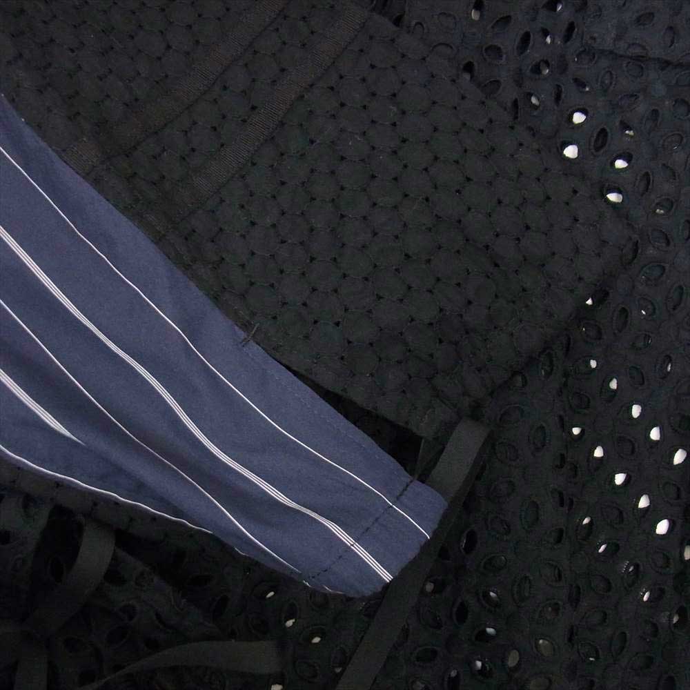 スーアンダーカバー SUU1401 総レース 切替 シャツ ブラウス ブラック系 1【中古】