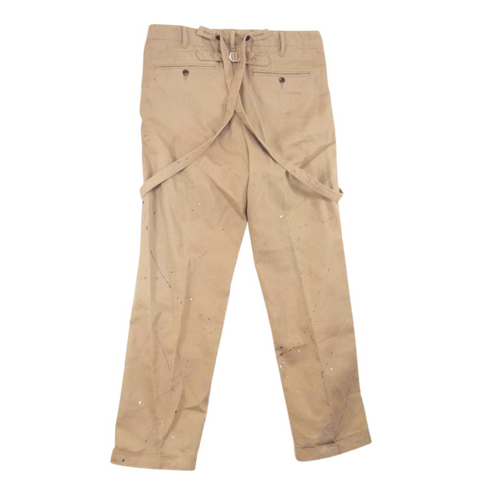 VISVIM ビズビム 20AW  0220905008005 CAMUS BRACES PANTS WD ペンキ加工 サスペンダー パンツ ブラウン系 2【中古】