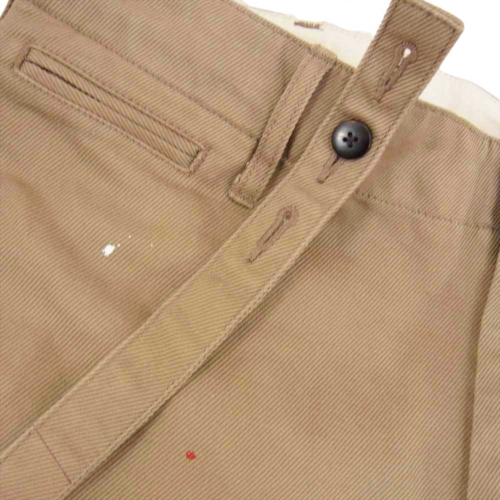 VISVIM ビズビム 20AW  0220905008005 CAMUS BRACES PANTS WD ペンキ加工 サスペンダー パンツ ブラウン系 2【中古】