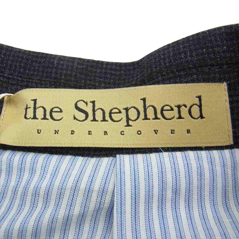 UNDERCOVER アンダーカバー USY4101 the Shepherd ザ シェパード 20SS パッカリング ダブルジャケット パンツ セットアップ ダークグレー系 ジャケット3・パンツ2【美品】【中古】