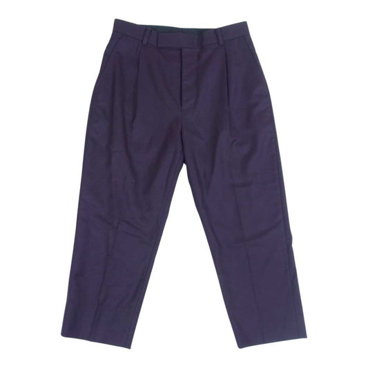 WACKO MARIA ワコマリア PLEATED TROUSERS スラックス パンツ パープル系 S【中古】
