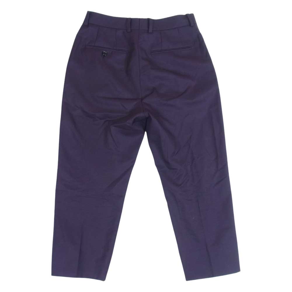 WACKO MARIA ワコマリア PLEATED TROUSERS スラックス パンツ パープル系 S【中古】