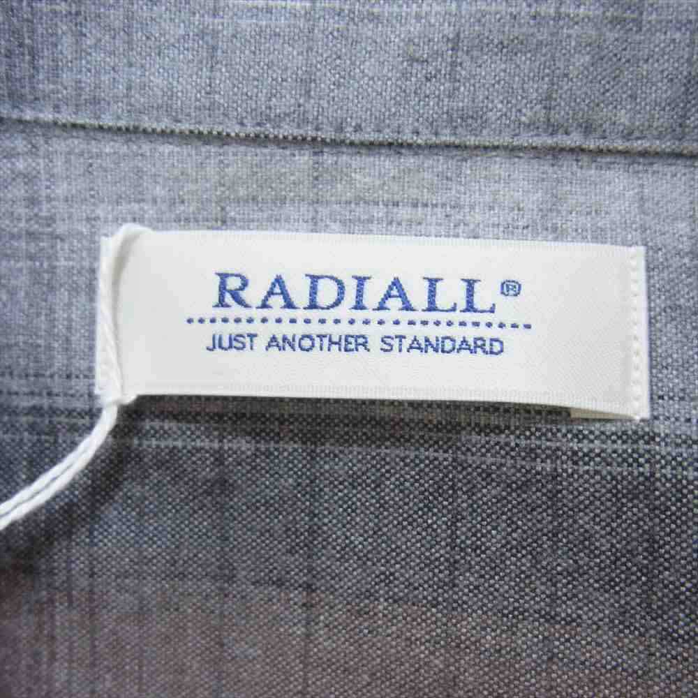 RADIALL ラディアル 22AW  RAD-22AW-SH004 Fisher OPEN COLLARED SHIRT L/S フィッシャー オープンカラー 長袖 シャツ ブラウン系 S【美品】【中古】