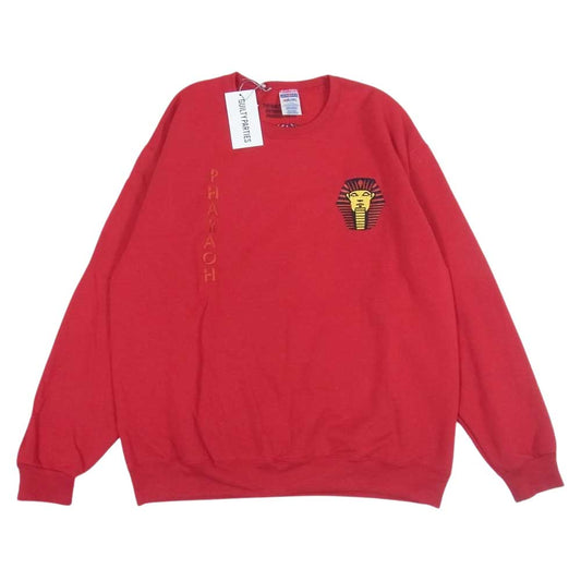 WACKO MARIA ワコマリア 22FW WMC-SS02 CREW NECK SWEAT SHIRT TYPE-2 スウェット トレーナー レッド系 L【美品】【中古】