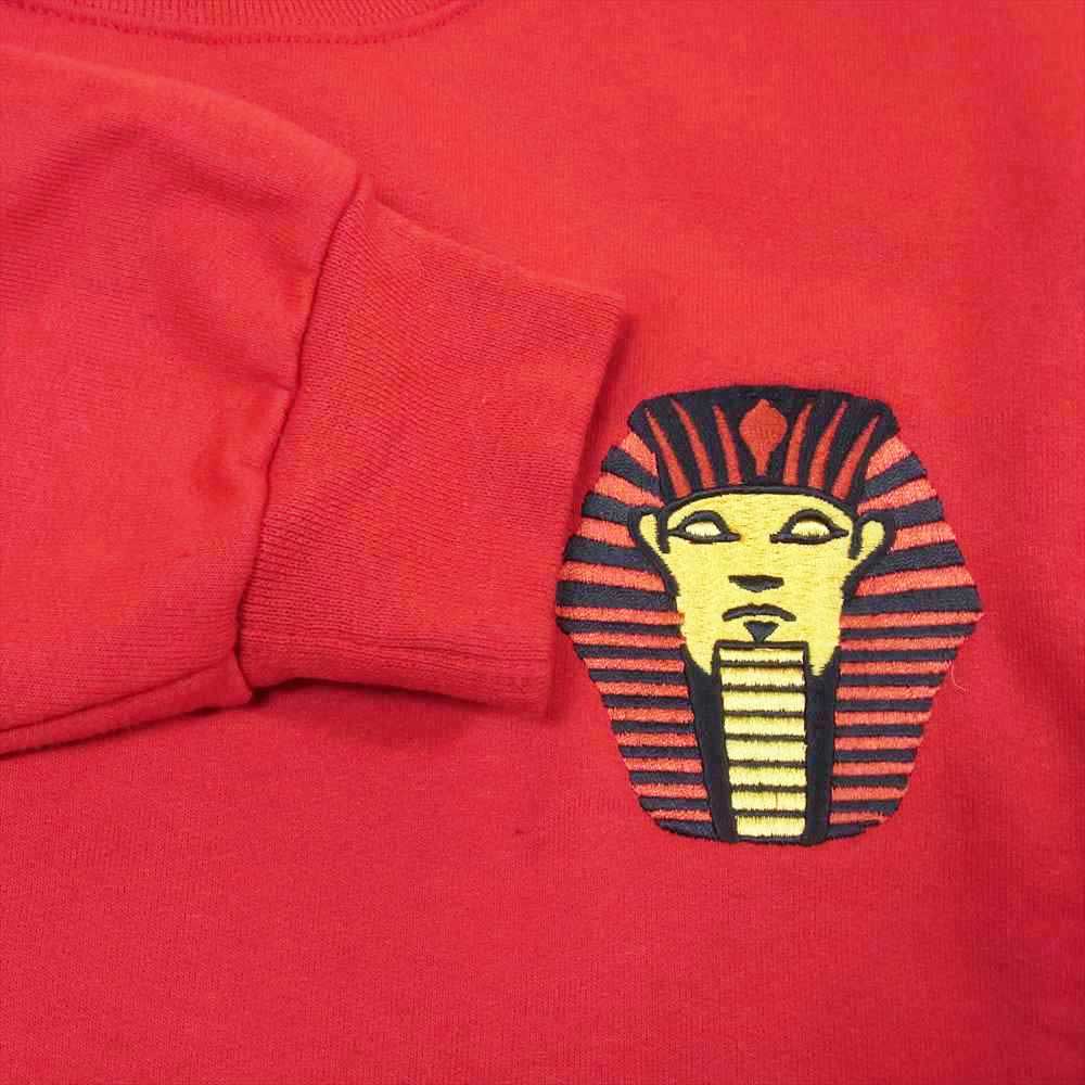 WACKO MARIA ワコマリア 22FW WMC-SS02 CREW NECK SWEAT SHIRT TYPE-2 スウェット トレーナー レッド系 L【美品】【中古】