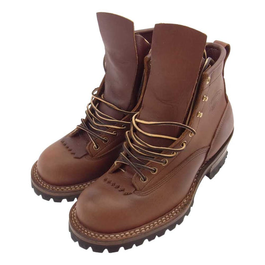 WHITE'S BOOTS ホワイツブーツ 350LTT-V SMOKE JUMPER スモークジャンパー レースアップ ワーク ブーツ ブラウン系 US9.5【美品】【中古】