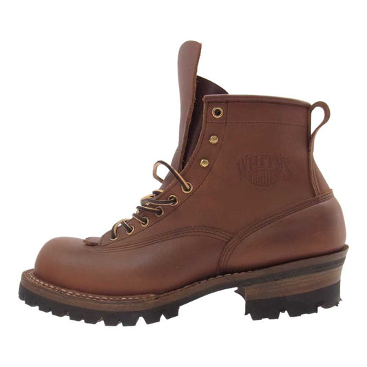 WHITE'S BOOTS ホワイツブーツ 350LTT-V SMOKE JUMPER スモークジャンパー レースアップ ワーク ブーツ ブラウン系 US9.5【美品】【中古】