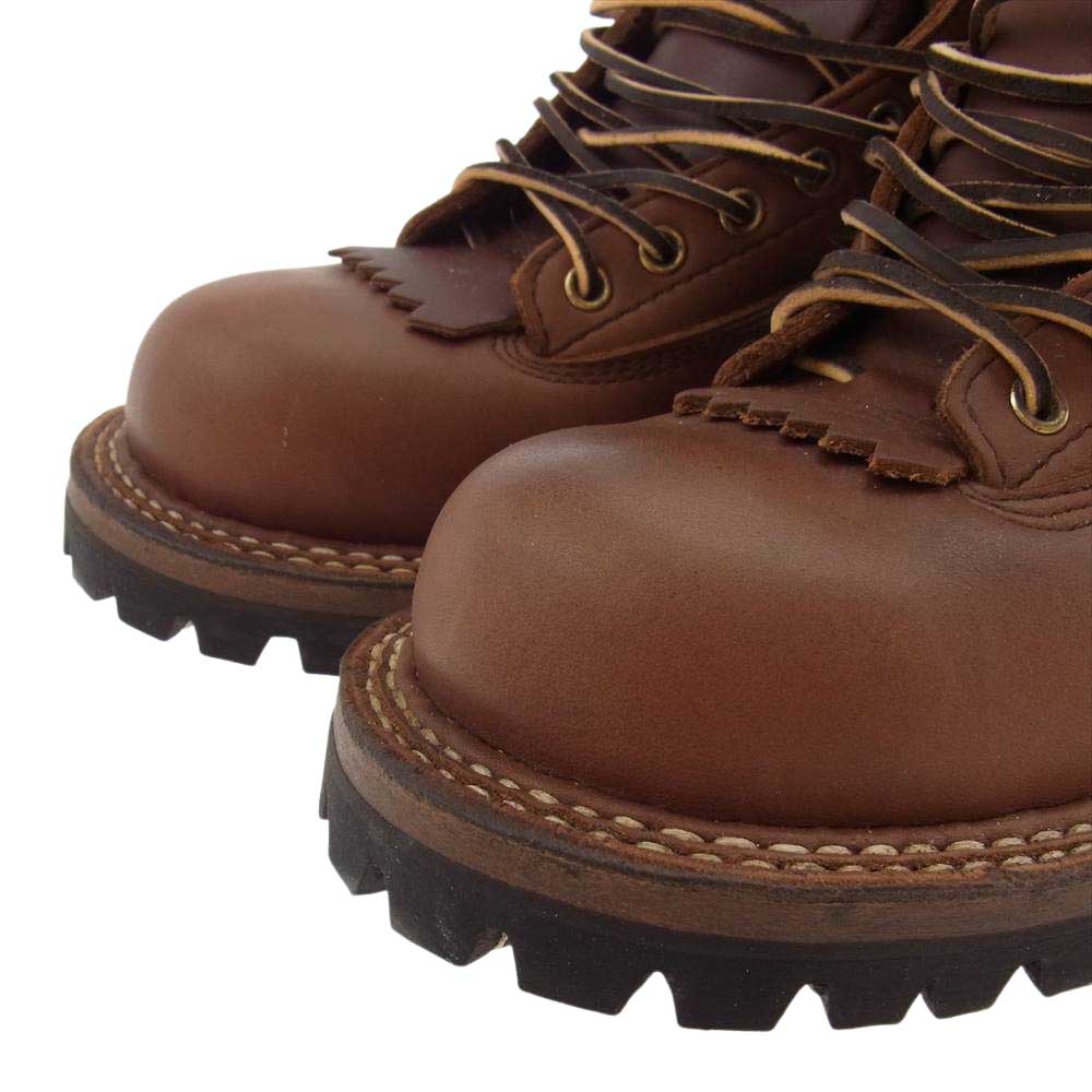 WHITE'S BOOTS ホワイツブーツ 350LTT-V SMOKE JUMPER スモークジャンパー レースアップ ワーク ブーツ ブラウン系 US9.5【美品】【中古】