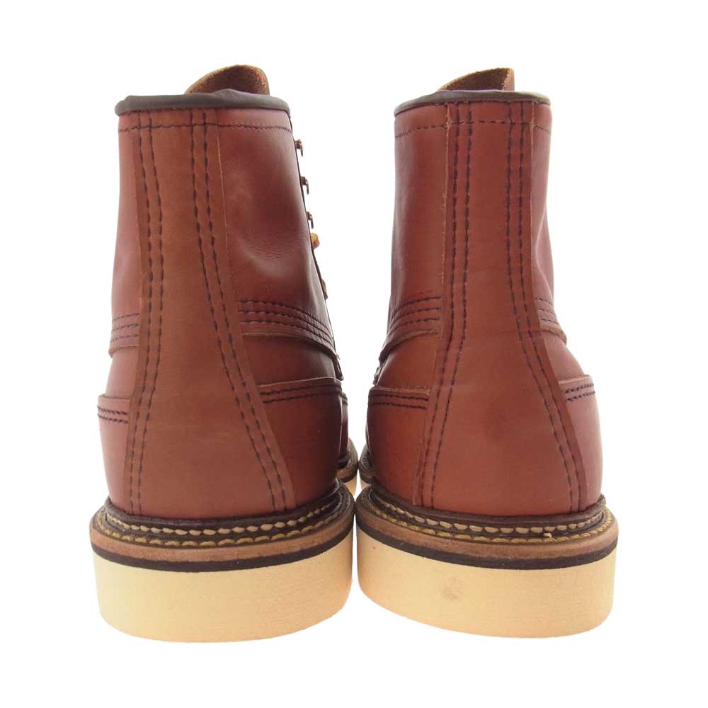 RED WING レッドウィング 9851 犬タグ カヌー モック オロラセット ポーテージ ワーク ブーツ ブラウン系 28cm【極上美品】【中古】