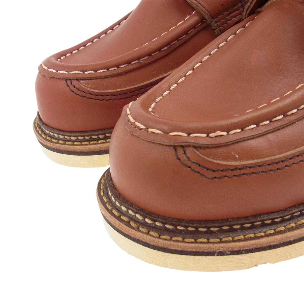 RED WING レッドウィング 9851 犬タグ カヌー モック オロラセット ポーテージ ワーク ブーツ ブラウン系 28cm【極上美品】【中古】