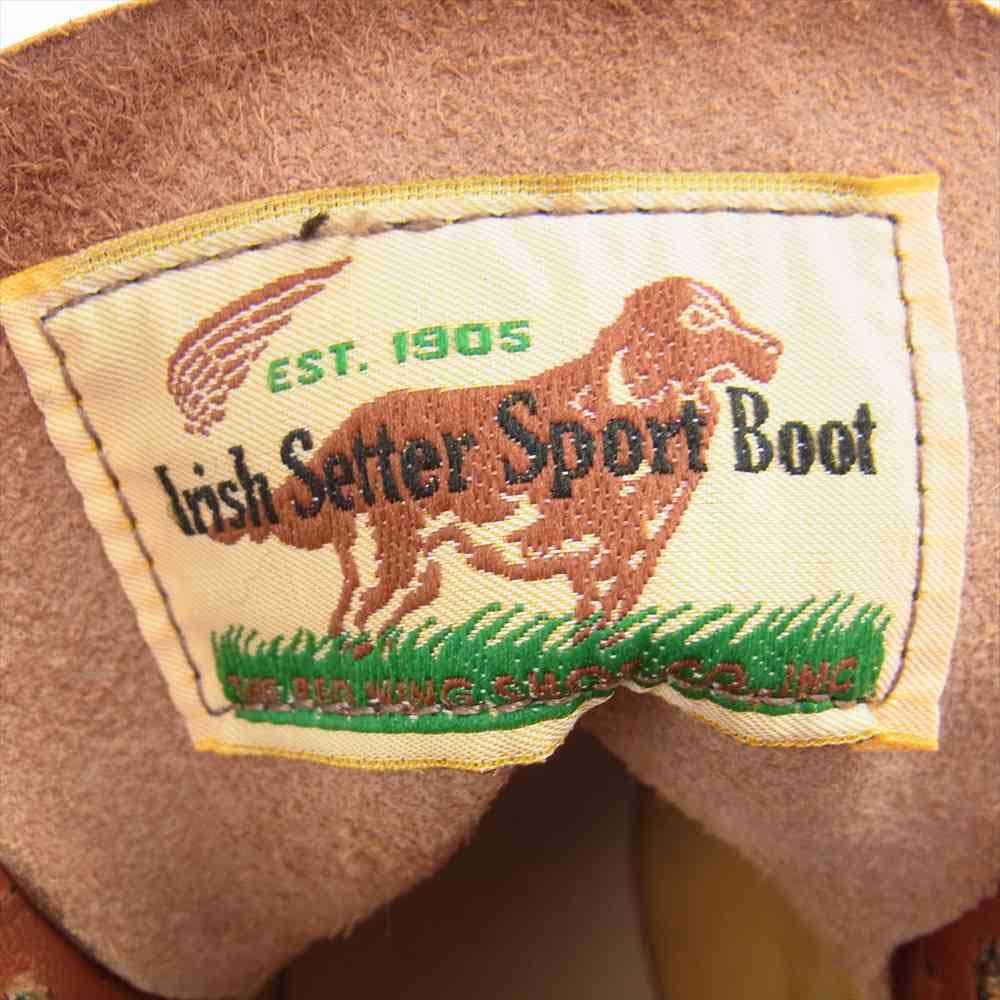 RED WING レッドウィング 9851 犬タグ カヌー モック オロラセット ポーテージ ワーク ブーツ ブラウン系 28cm【極上美品】【中古】