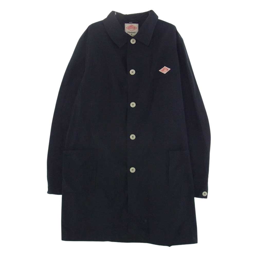 Danton ダントン 16s-sl-002 ナイロン ロング ジャケット コート ネイビー系 42【中古】