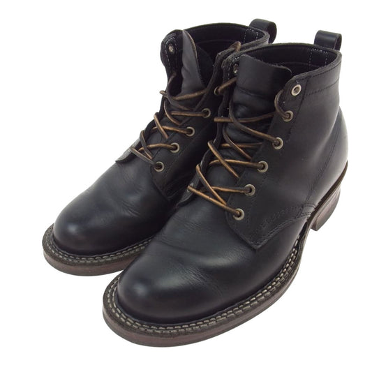 WHITE'S BOOTS ホワイツブーツ 2332-MV SEMI DRESS セミドレス レースアップ ブーツ ブラック系 US10D【中古】