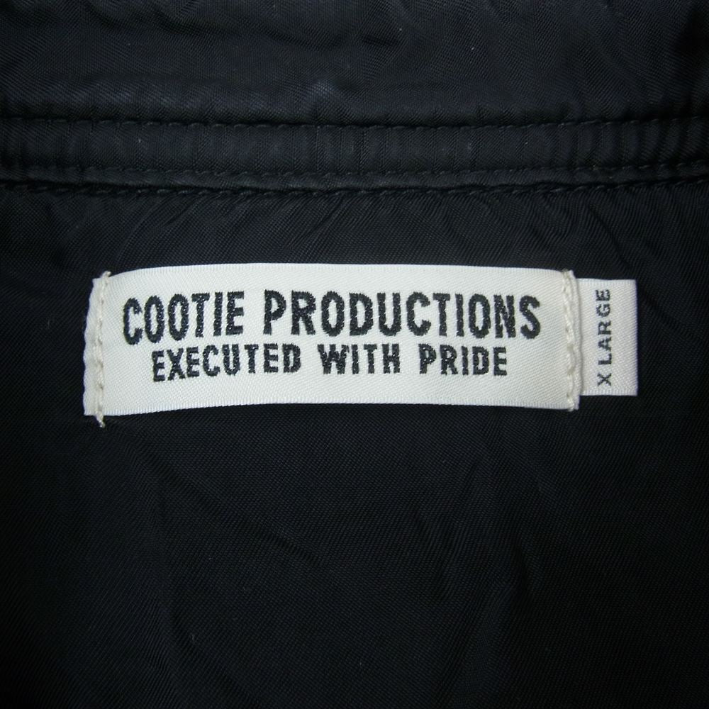 COOTIE クーティー パイル フリース シャツ ブラック系 XL【中古】