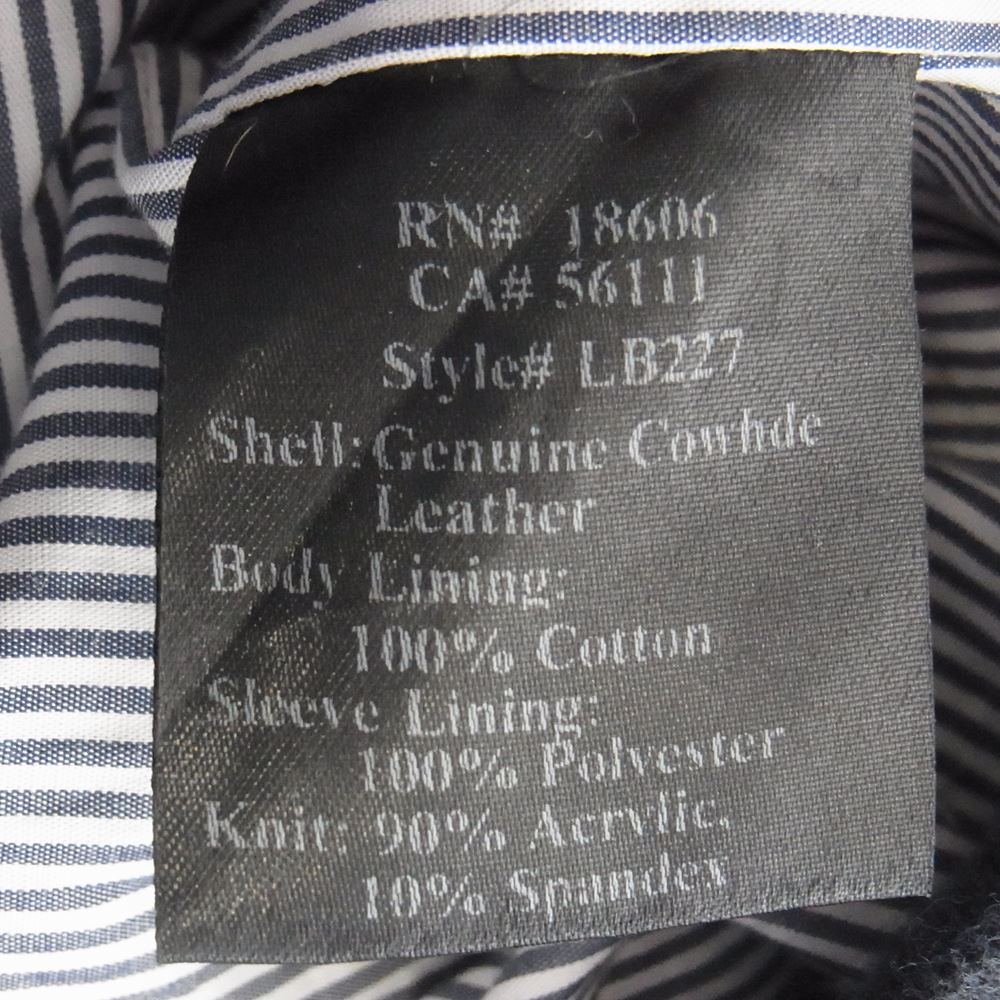 schott ショット レザー MA-1 ボンバー ジャケット ネイビー系