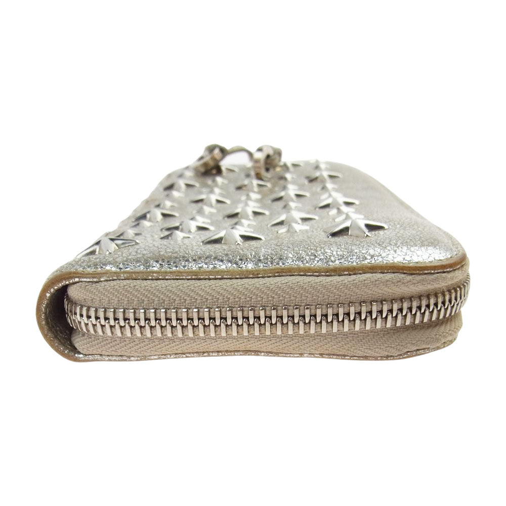 JIMMY CHOO スタースタッズ ラウンドジップウォレット Amazon | [Jimmy Choo] (ジミーチュウ) ブランド雑貨 小物 ラウンド