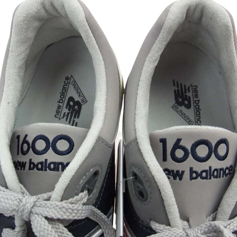NEW BALANCE ニューバランス CM1600LV ローカット スニーカー ネイビー系 グレー系 28.5cm【新古品】【未使用】【中古】