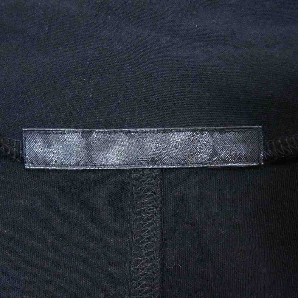 JULIUS ユリウス 12SS レーヨン シルク混 フード付き ベスト カットソー ブラック系 1【中古】