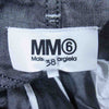 MAISON MARGIELA メゾンマルジェラ MM6 エムエムシックス 18SS 32LA0145 スーパーワイド パラッツォ デニムパンツ インディゴブルー系 ブラック系 38【中古】